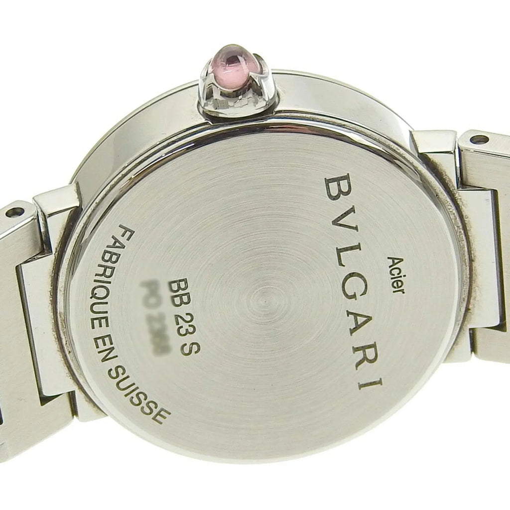 Pre-Owned Bulgari  Battery Watch 12P Diamond Mother of Pearl Shell Dial  103095 (Like New)