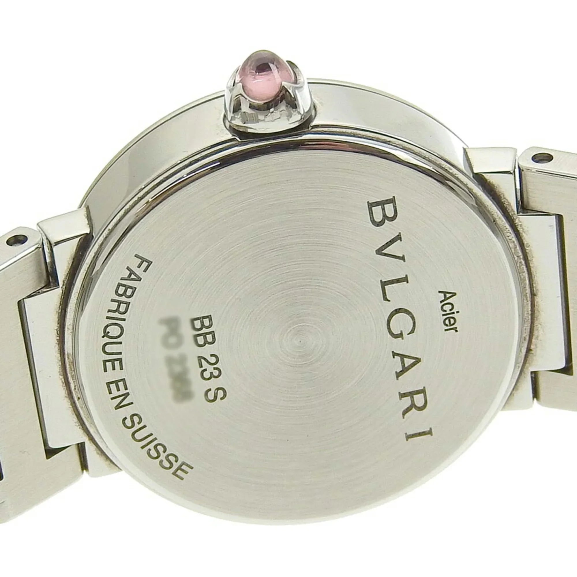 Pre-Owned Bulgari  Battery Watch 12P Diamond Mother of Pearl Shell Dial  103095 (Like New)