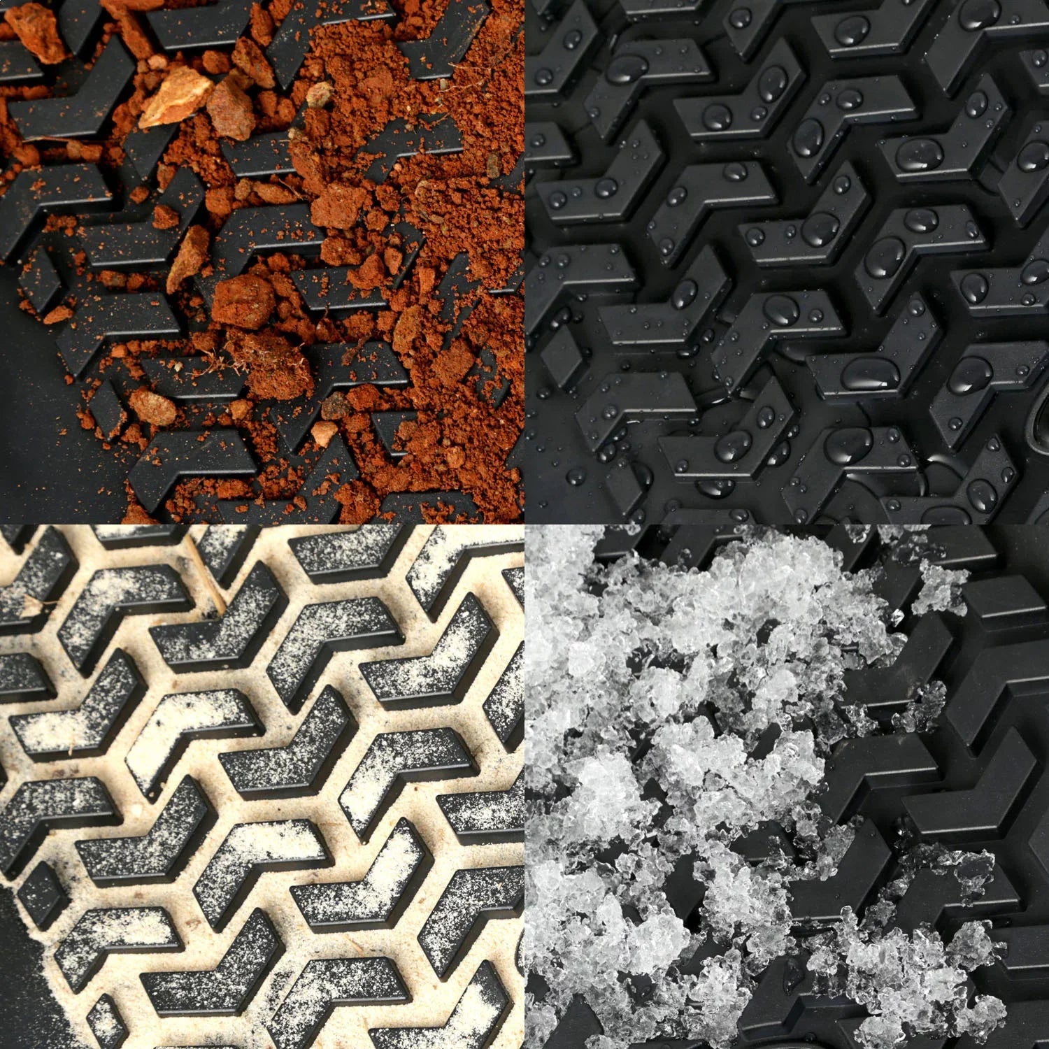 Rugged Ridge by RealTruck | Floor Liner, Front/Rear | 12987.10 | Compatible with 1997-2006 Jeep Wrangler /