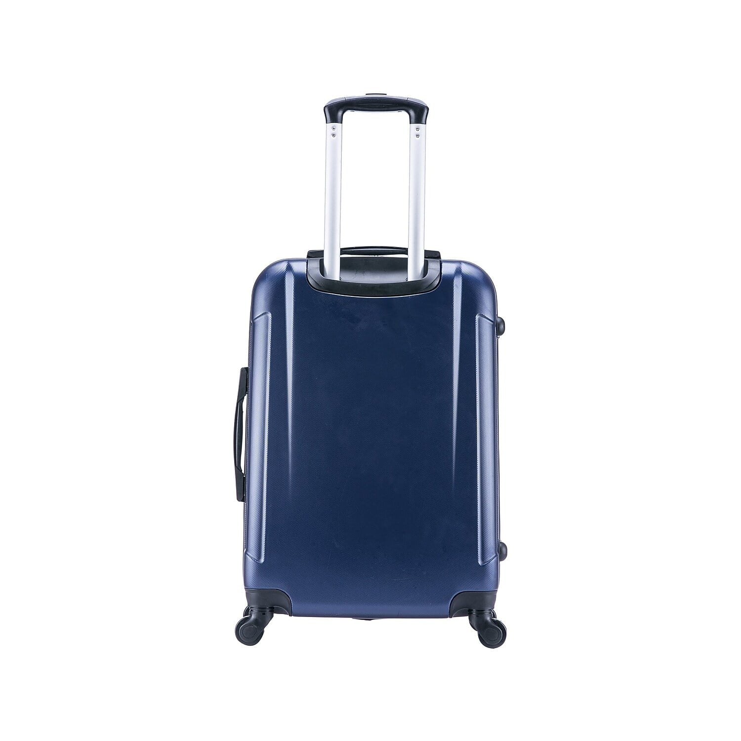 InUSA Pilot Medium Plastic 4-Wheel Spinner Luggage Blue (-)