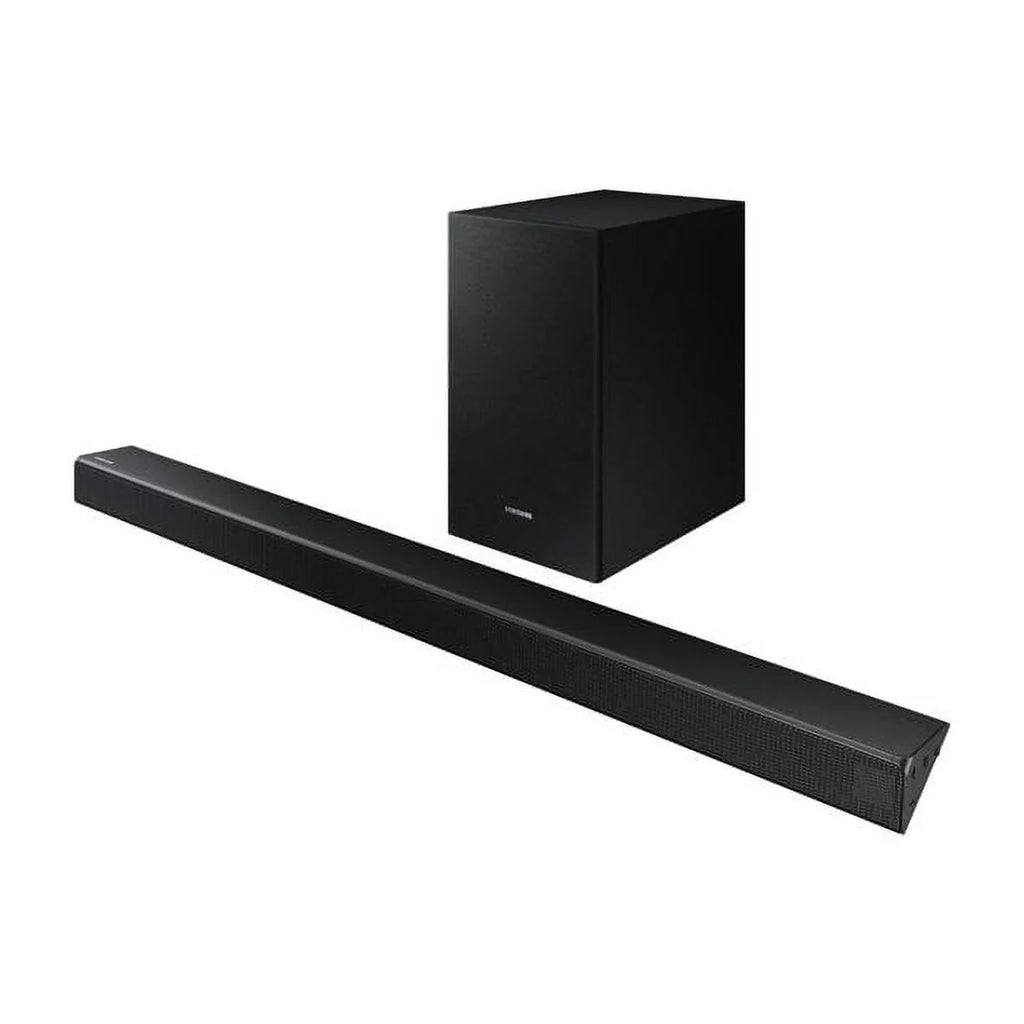 Restored Samsung -/ 2.1 Ch Soundbar with 290W With Wireless Sub Black (Refurbished)