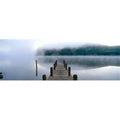 Fog over a lake  St. Marys Loch  Scotland Poster Print by  - 36 x 12