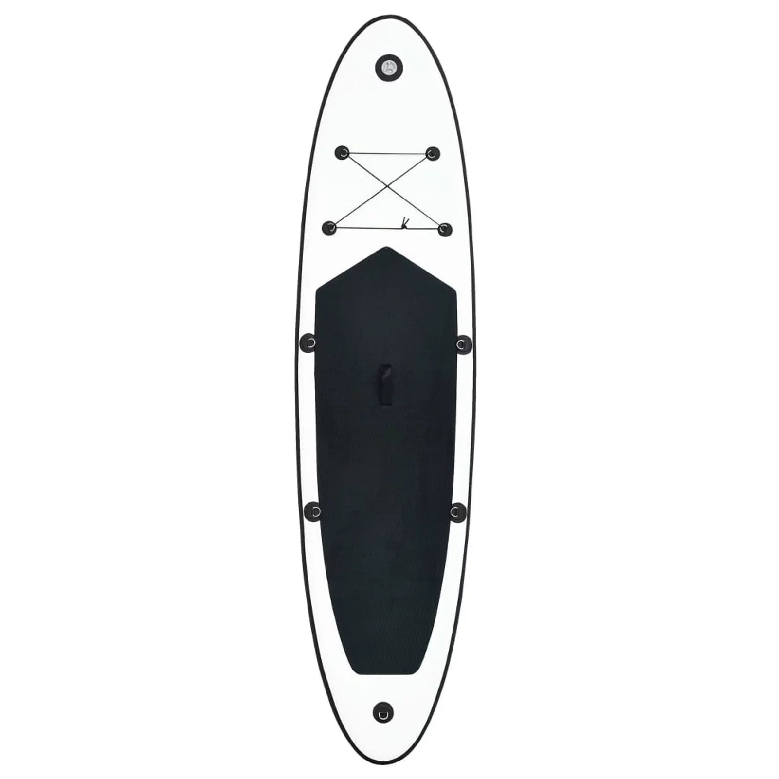 Inflatable Paddleboard Set Black and White