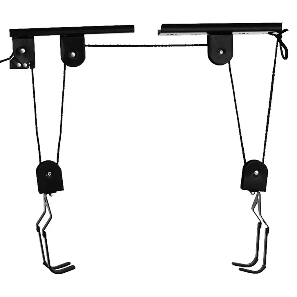 Radirus Heavy Duty Ceiling Hanger, Garage Storage Bike Lift Pulley System, Overhead Bike Rack
