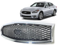 2015 2016 2017 2018 2019 Compatible With Infiniti   Front Bumper Grille With Camera Option