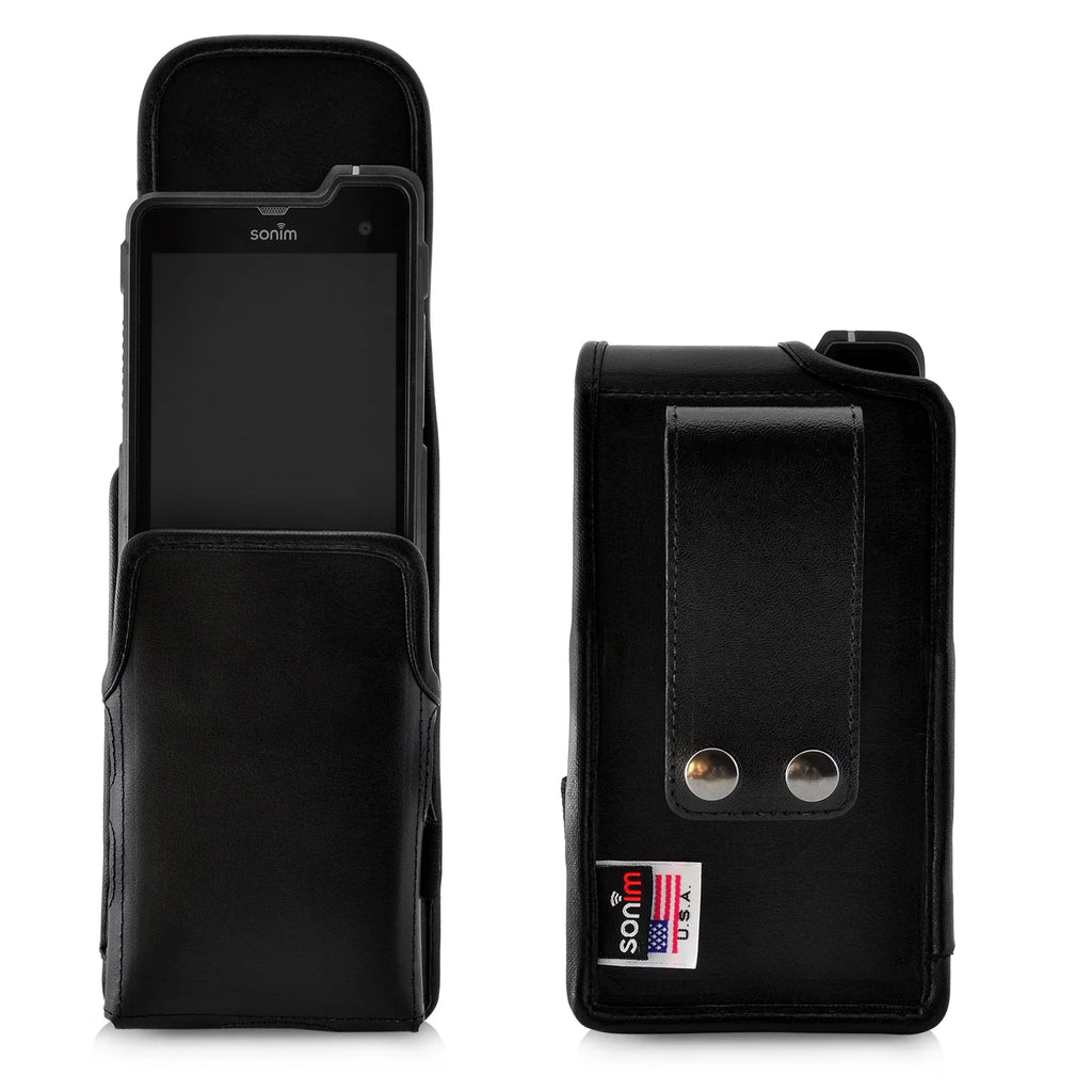 Sonim     Radio Phone Holster Vertical Black Belt Clip Case