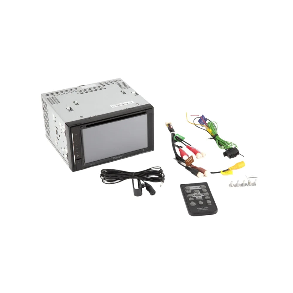 Bundle for 1998-2004 Isuzu Rodeo / Pioneer -241EX Double  Car Stereo with Bluetooth/Backup Camera/Installation Kit/in-Dash / / 6.2" Touchscreen Digital Media Receiver