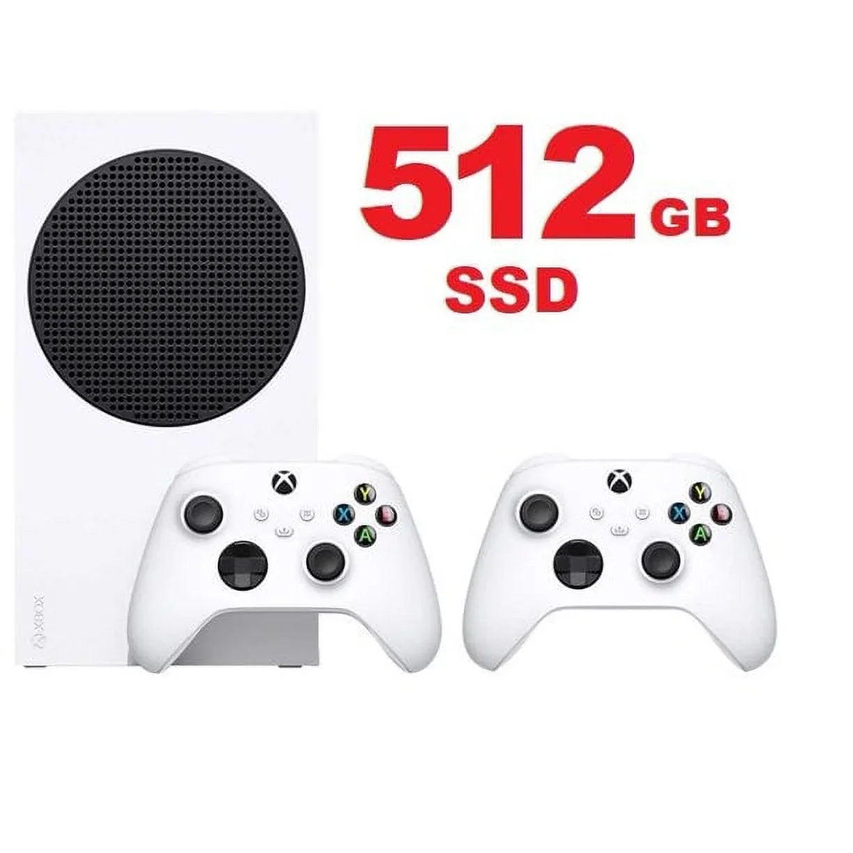 2021 Newest - Xbox -Series -- Gaming Console System- 512GB  White  Version Two Player Bundle