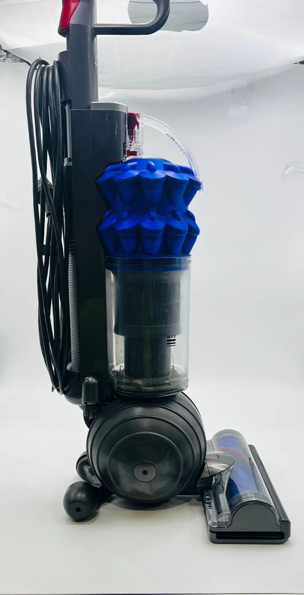 Open Box Dyson  Ball Compact Allergy Upright Vacuum 209456-02 Iron/Blue