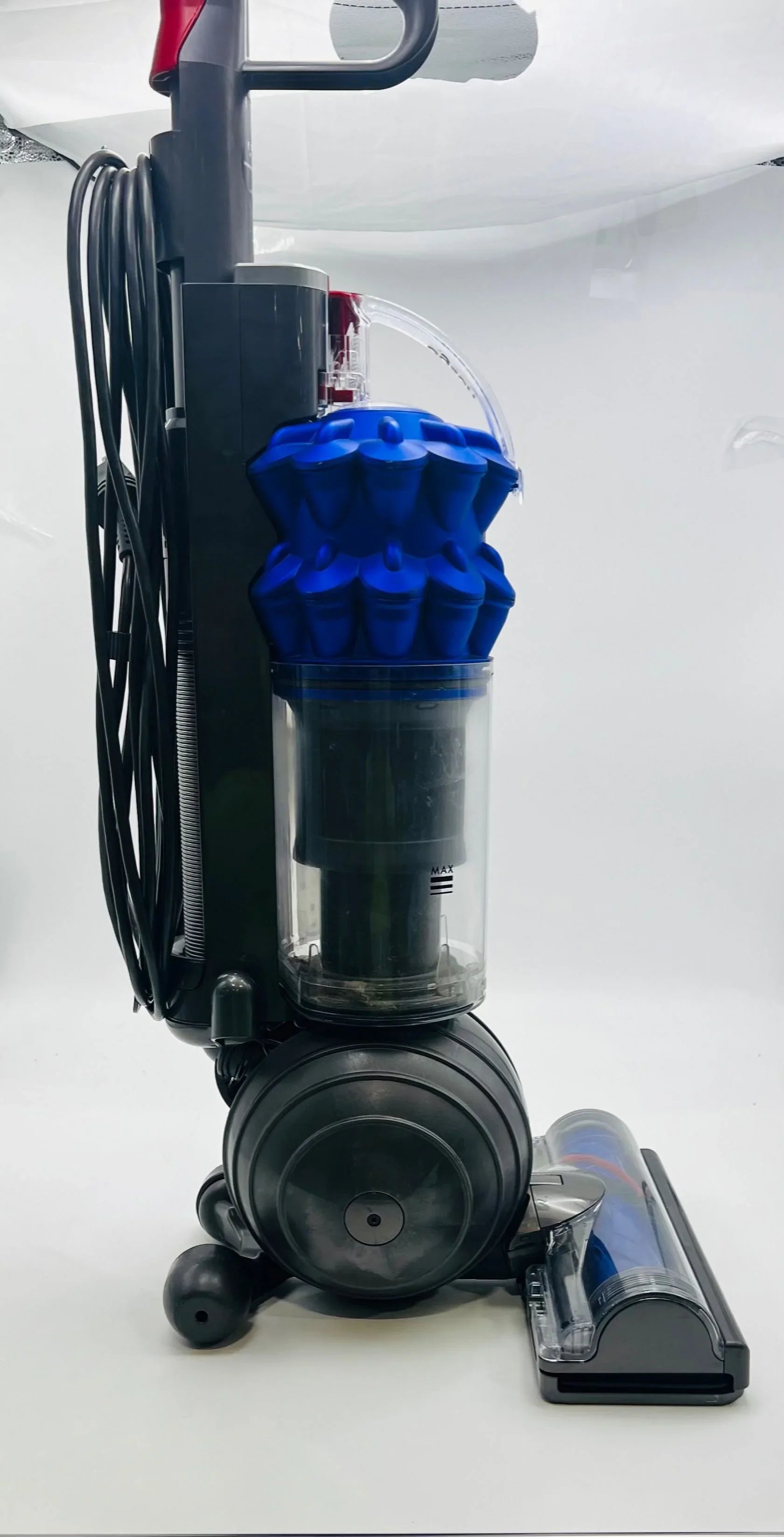 Open Box Dyson  Ball Compact Allergy Upright Vacuum 209456-02 Iron/Blue