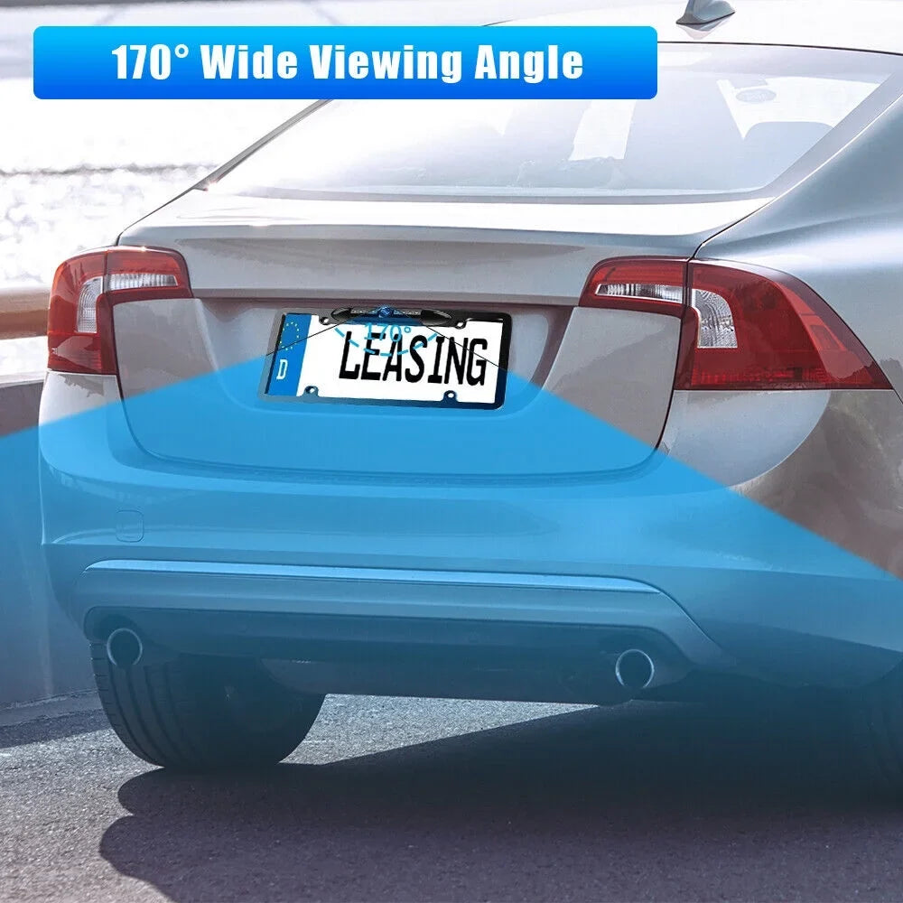 Night Vision License Plate Frame Camera - Reverse Parking Aid