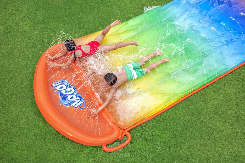 ! Blobzter Water-Filled Splash Pad 15’ Multicolor Slide