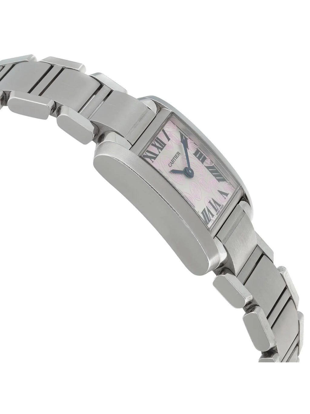 Pre-owned Cartier Tank Francaise 20mm Steel Lady Quartz Watch  (Good)
