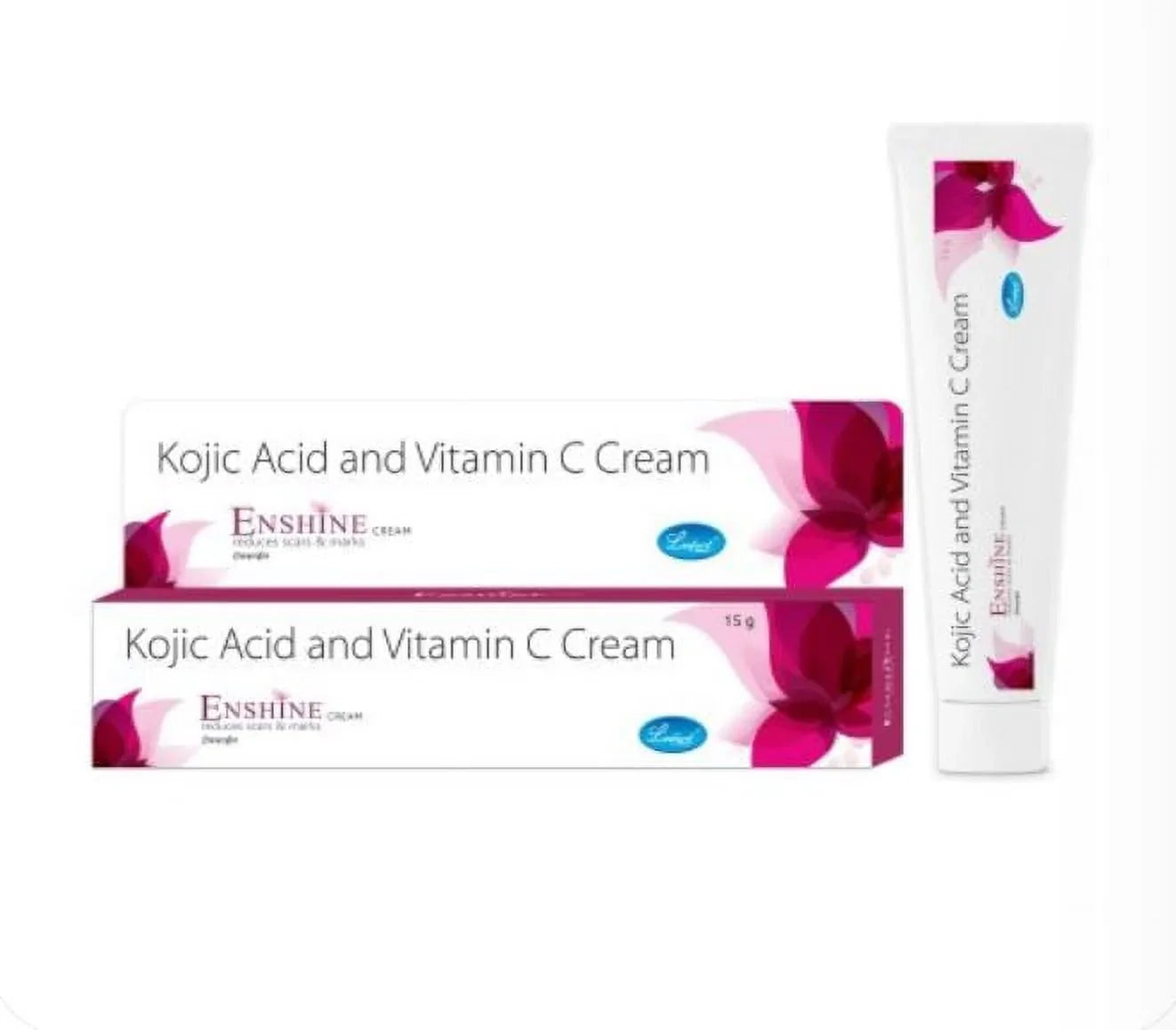 Enshine Cream with Kojic Acid and Vitamin  for Scars & Marks 15 gm Cream