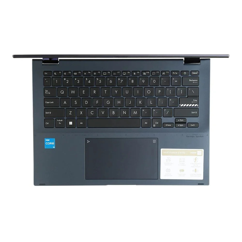 Vivobook  Flip - 14" 2-in-1 Laptop Computer Quiet Blue Intel Core i3 12th Gen 1220P 1.1GHz Processor 8GB   256GB Solid State Drive Intel  Graphics WiFi  Windows 11 Home