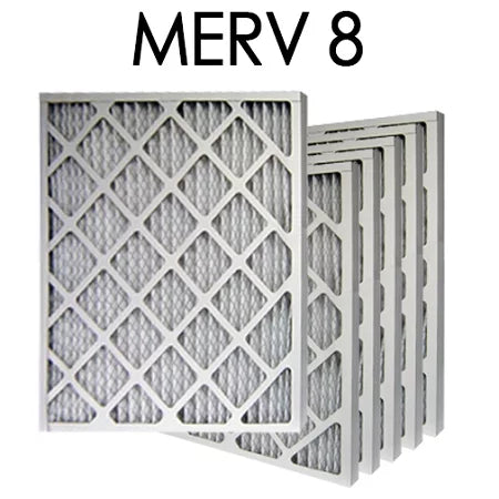 16x16x1  8 Pleated Air Filter 6PK | 15.5x15.5x.75 - Actual Size