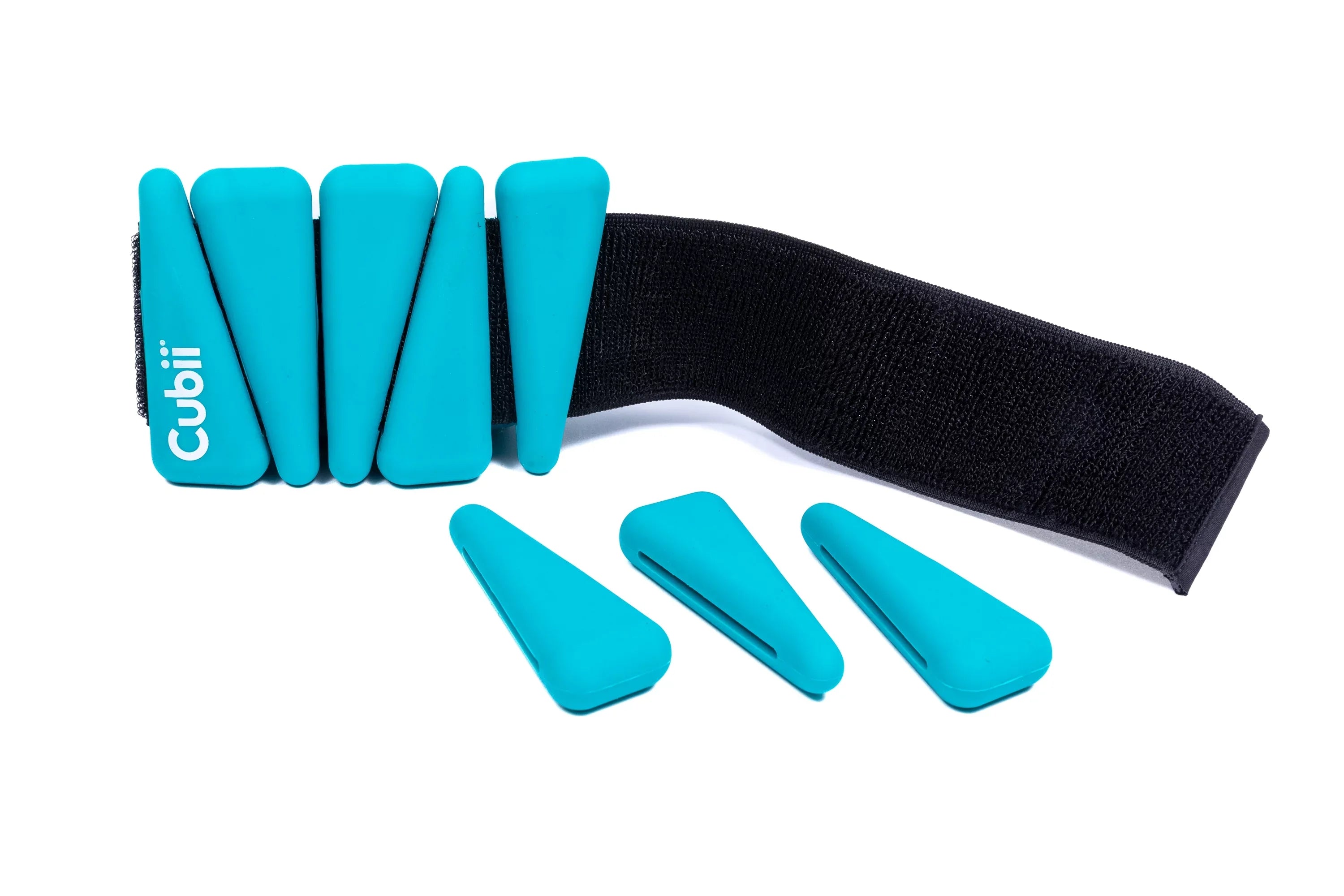 Cubii Wearable and Adjustable 2 lb Ankle/Wrist Weights, Set of 2 Comfortable and Soft, Perfect for Dancing, Running, Walking, Fitness, Workout