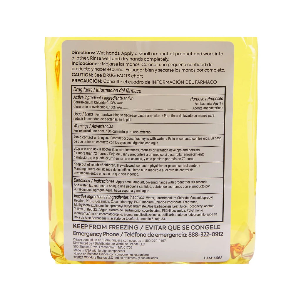 '-Series Antibacterial Foam Hand Soap Citrus 1200 mL 2/Carton -