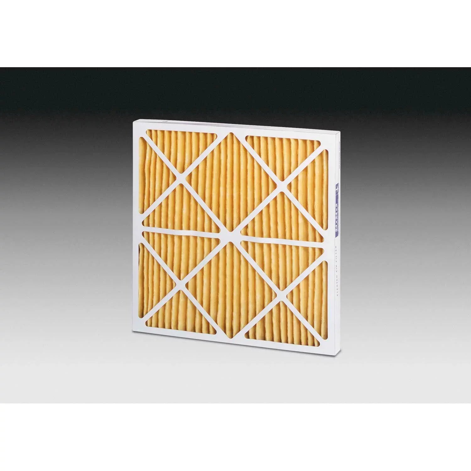 Global Industrial High Capacity Pleated Air Filter,  11, 25"Wx16"Hx2", Lot of 12