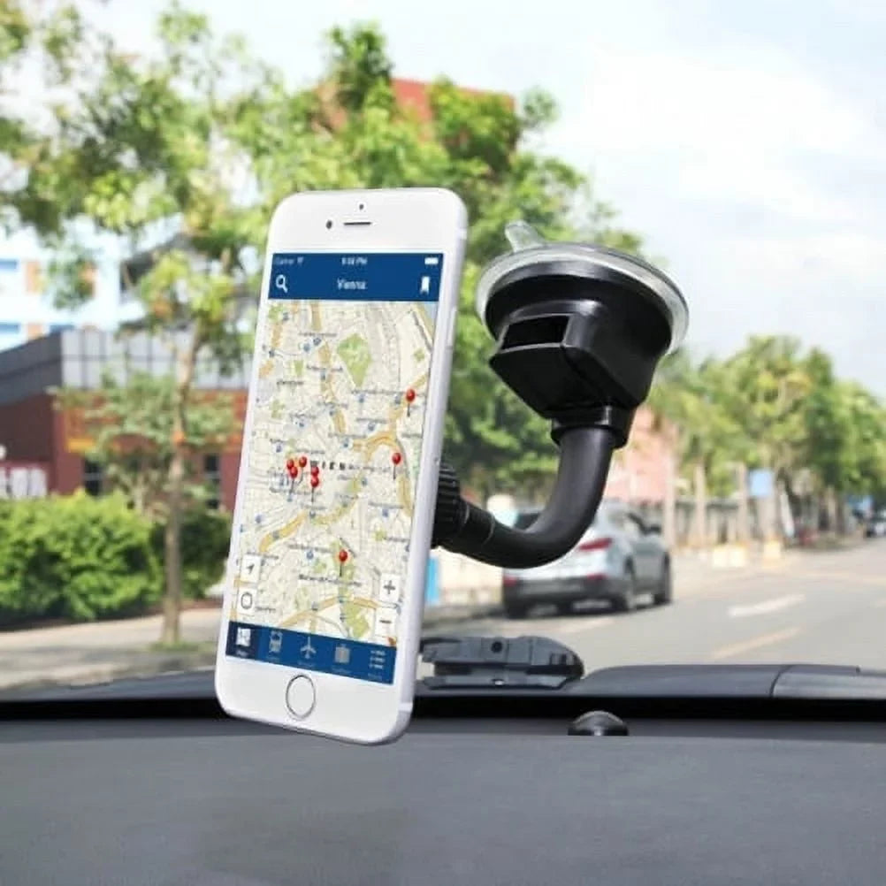 Magnetic Mount Holder w Retractable Car Charger  for Nokia 8, 3.1 Plus - OnePlus 5T, 6, 6T, 7 Pro - Razer Phone 2 -  Hydrogen One - Samsung Galaxy  Plus, + , S10e  Plus active
