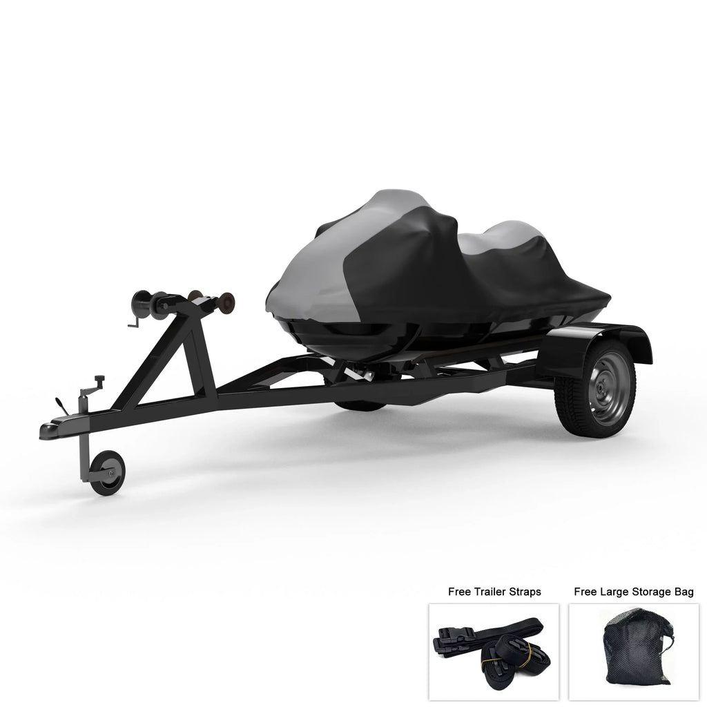 Weatherproof Jet Ski Cover For   GTi 1997-2000 -  / Black Color - All Weather - Trailerable - Protects from Rain, Sun,  Rays, And More! Includes Trailer Straps And Storage Bag