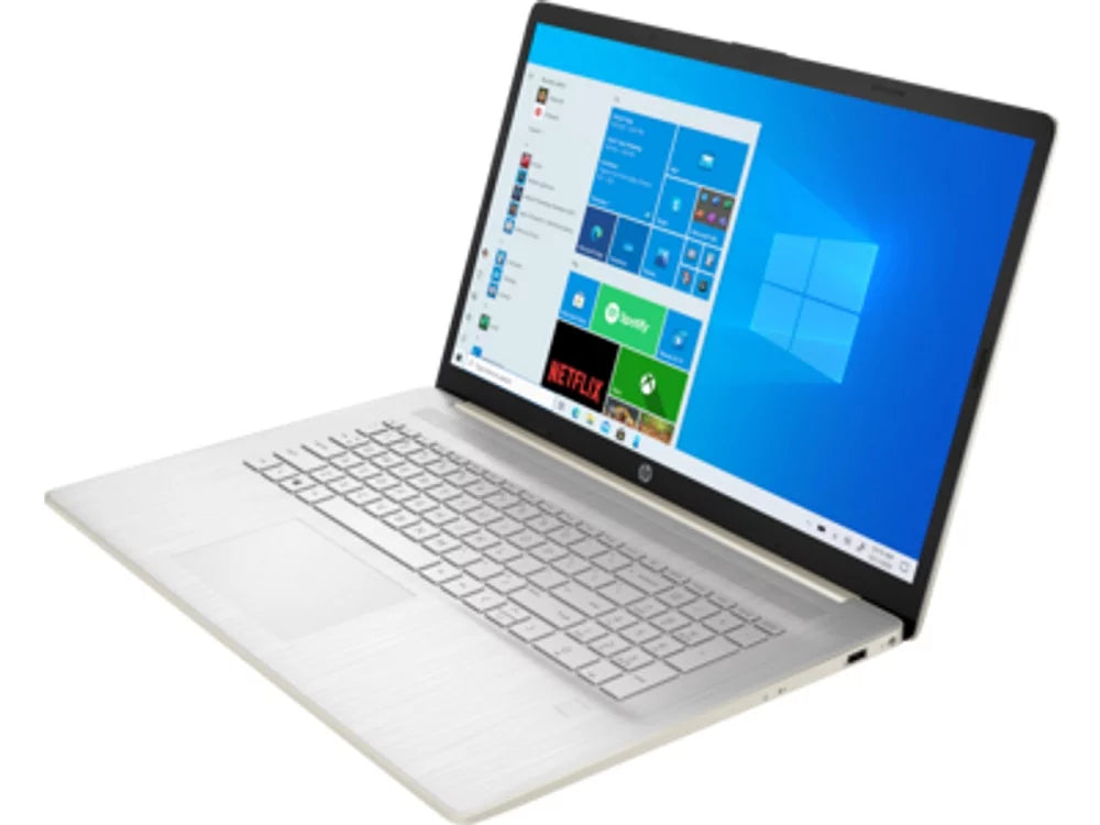 Restored  17CN0102DSREF 17.3" 1600x900 + Intel Pentium Gold 7505 DualCore Processor 12GB  256GB  Intel  Graphics Windows 11 Home Laptop Pale Gold (Refurbished)