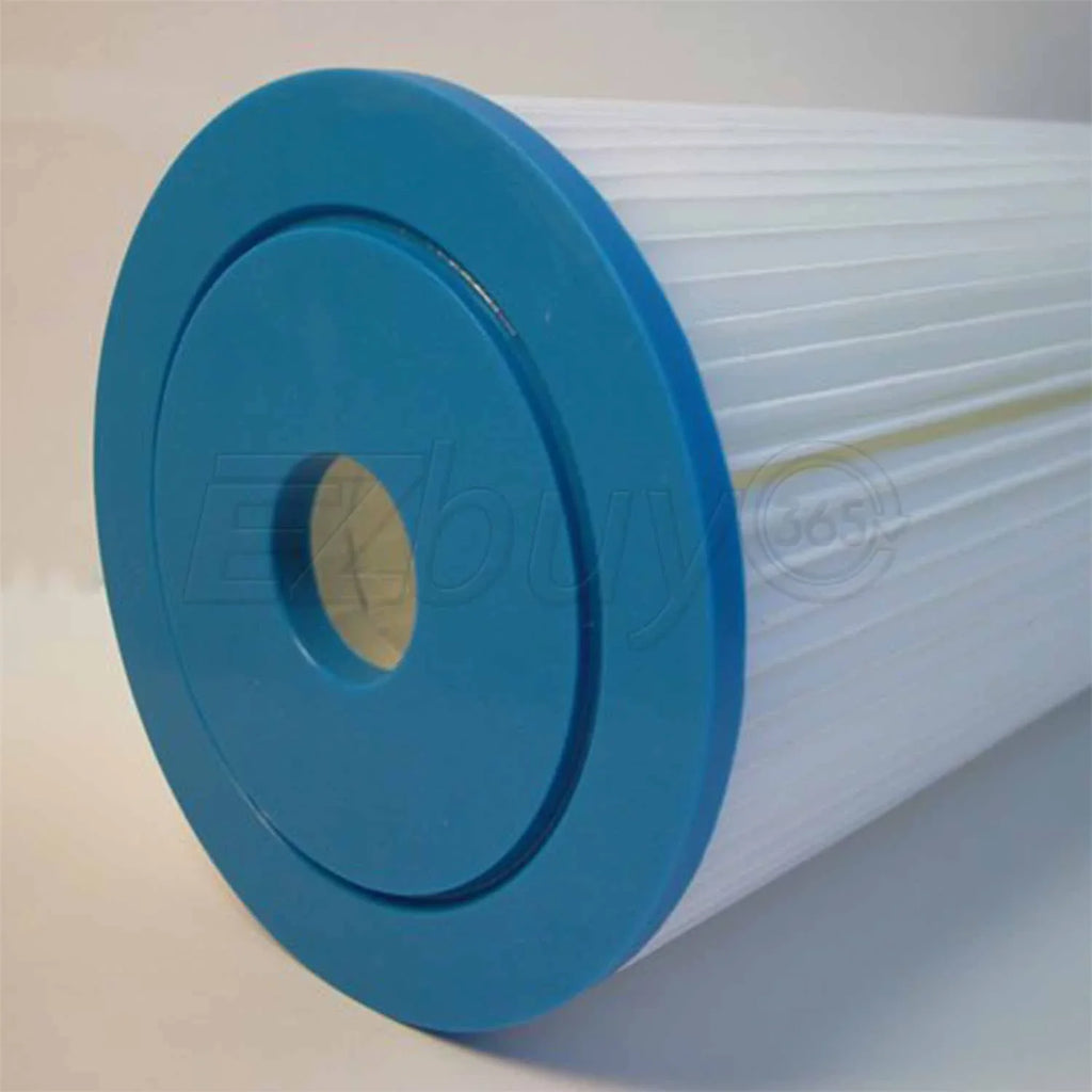 Big Blue Pleated Washable & Reusable Sediment Filter 5 Micron Amplified Surface Area, Removes Sand, Dirt, Silt, Rust, Extended Filter Life for 20" Big Blue Housing, by Ronaqua (Set of 2)