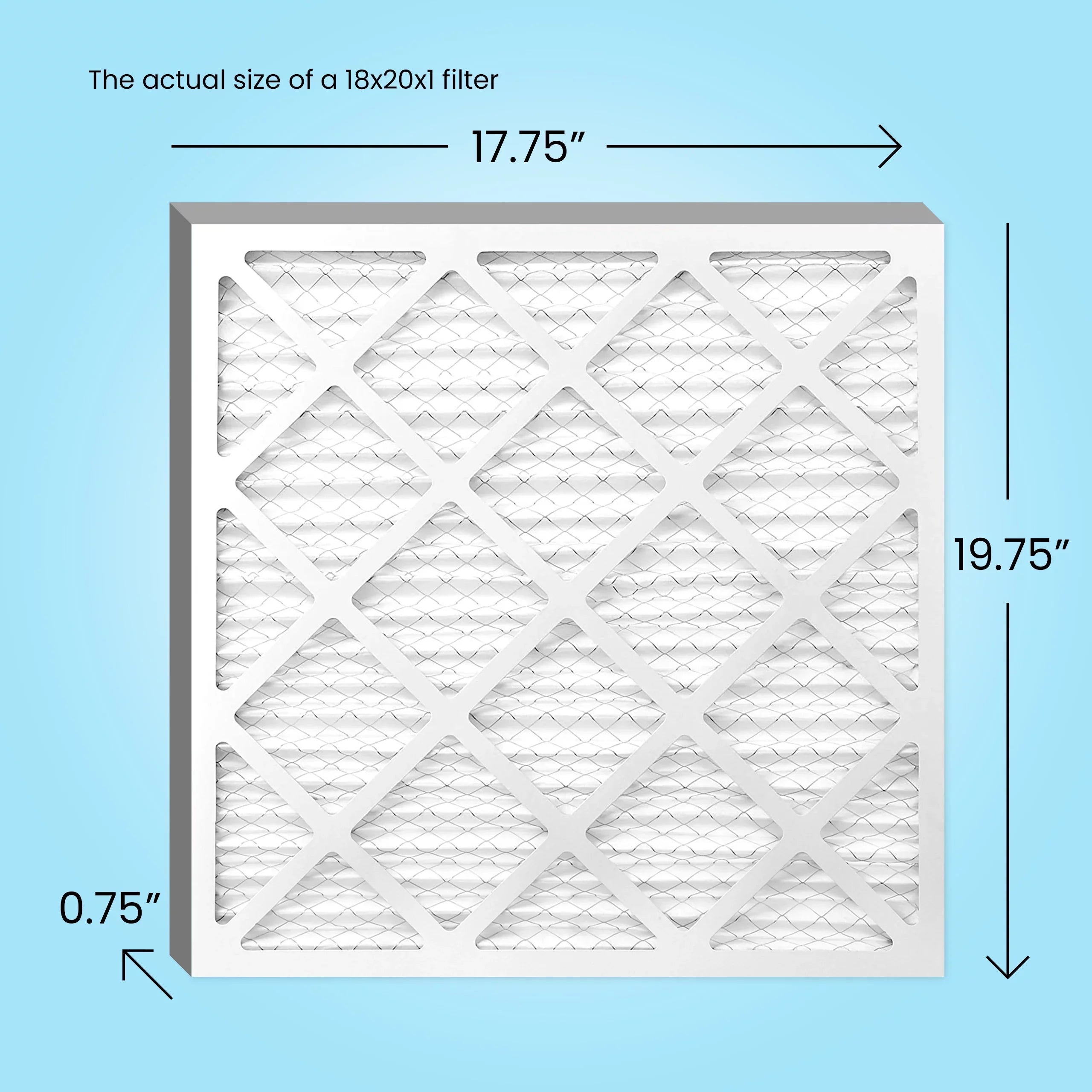 Mint Air, 18x20x1 Air Filter  8, Pleated   Furnace Filters (6 Pack)