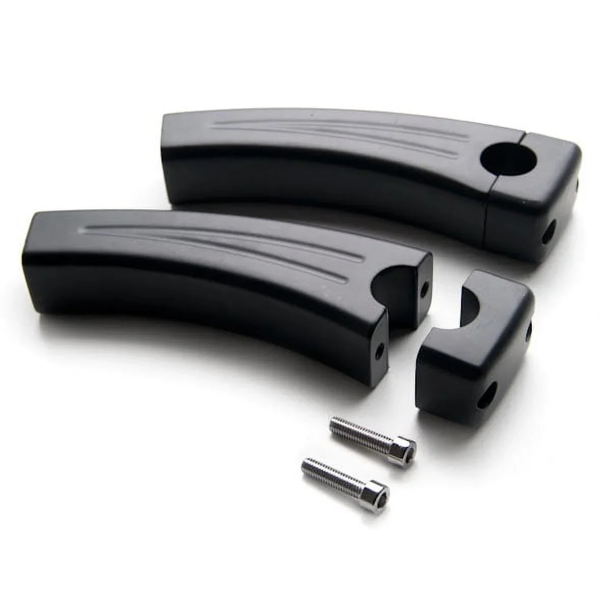 Krator 5.5" Black Bike Handlebar Pullback Risers 7/8" Compatible with Yamaha  400 600 750 1000