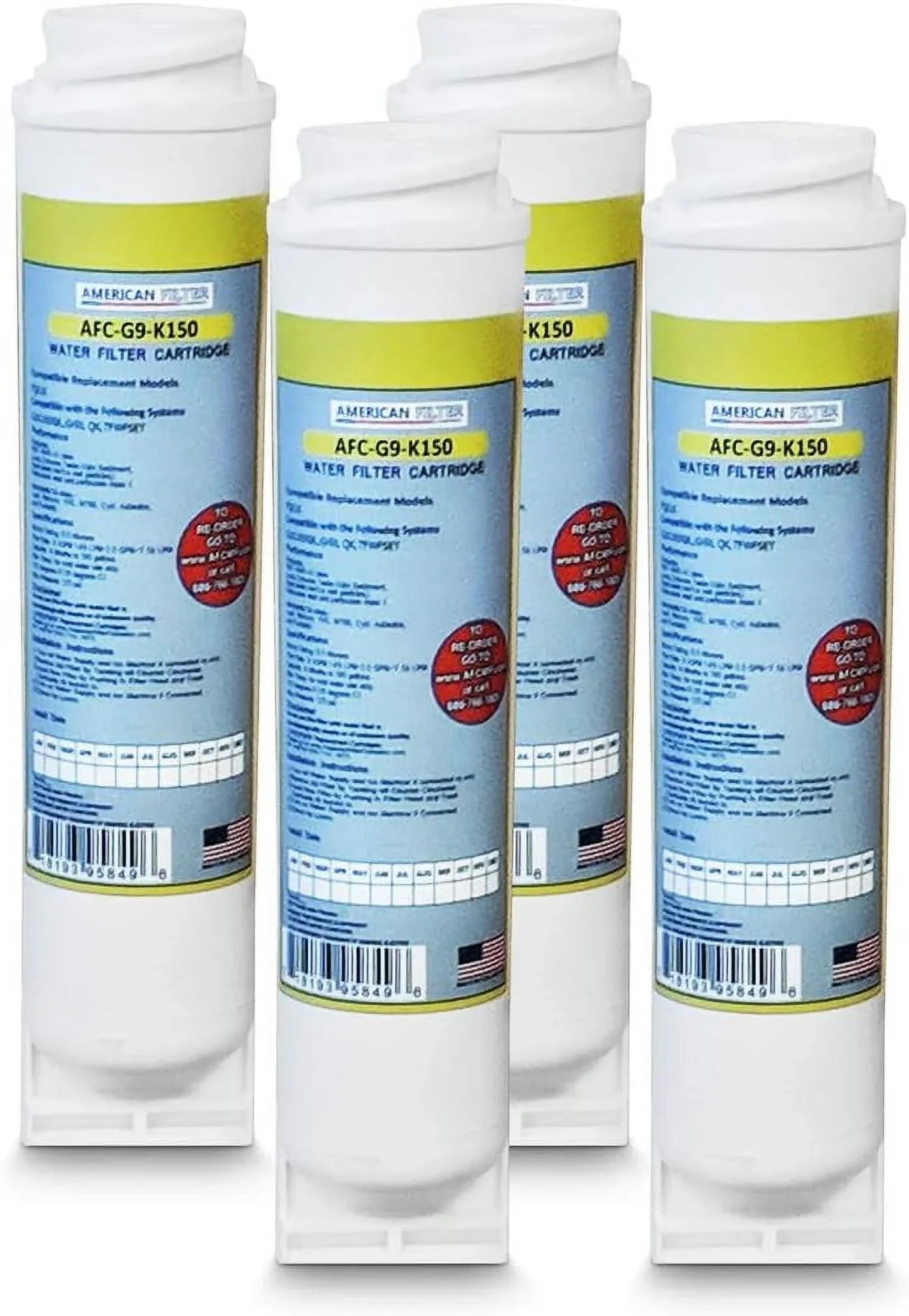 Brand, Water Filter, Model # --, Compatible With ()  Filters 4-Pack