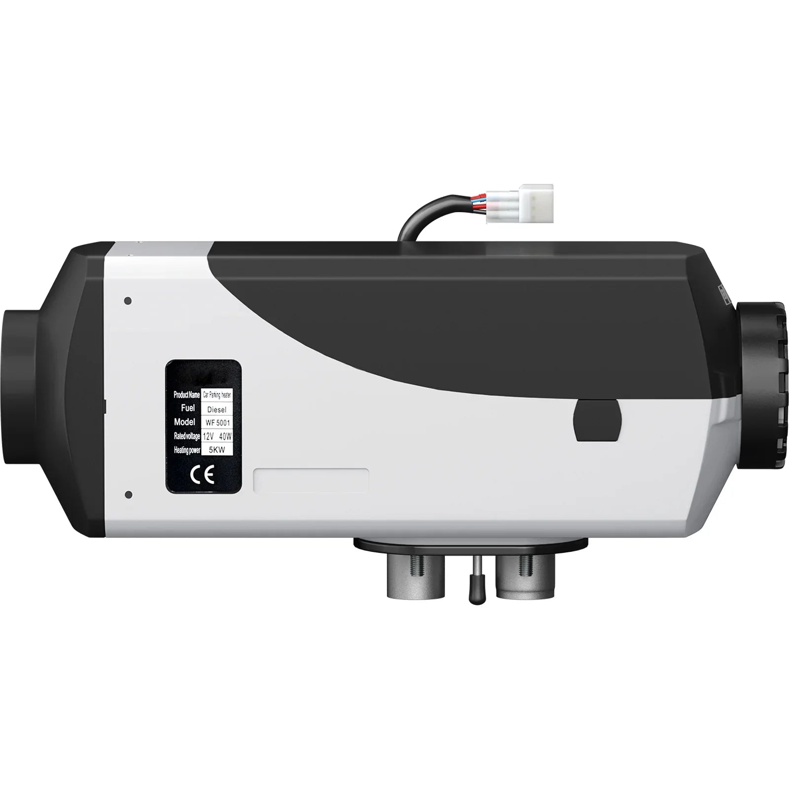 5KW Diesel Air Heater 10L Tank Diesel Heater 12V Diesel Parking Heater Muffler with  Thermostat and Remote Control for  Bus Trailer Motorhomes and Boats