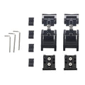 Onemayship 2 Pack Front Hood Latch Lock Catch for Jeep Wrangler  07-18  Secure Vehicle Protection-Black
