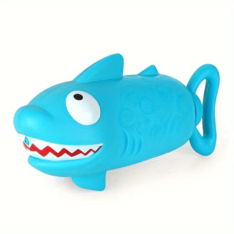 1pc Beach Splashing Bath Toy Pull-out Water Gun Cartoon Toy Water Gun Shark Water Gun sea and beach accessories