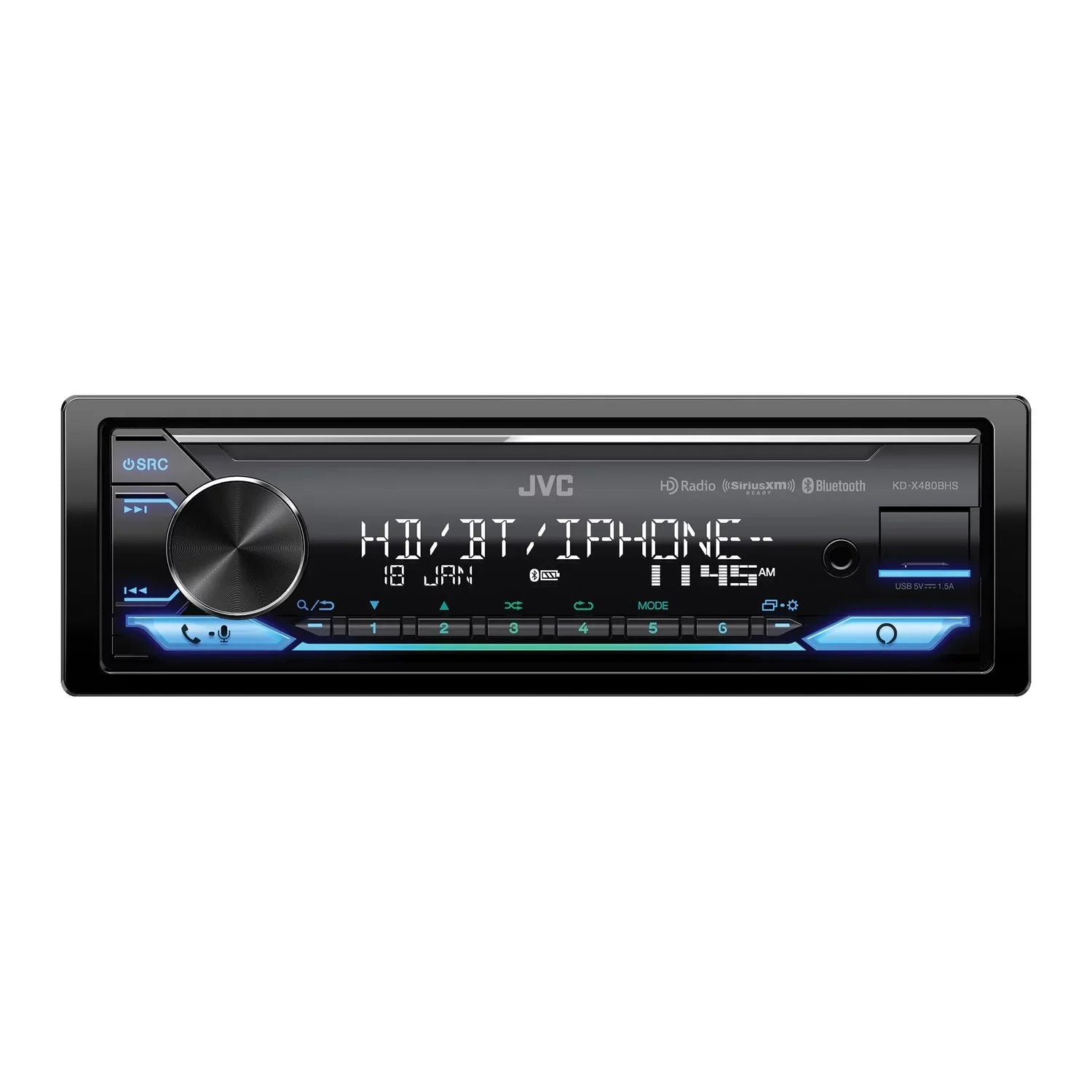 '- - Car In-Dash Unit, Single- Digital Media Receiver with Bluetooth, Alexa Built-in,  Radio, and SiriusXM Ready
