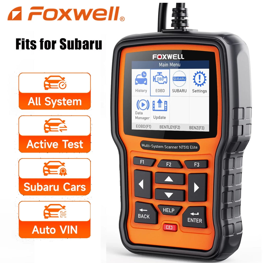 Foxwell  Elite  Scanner Fits for Subaru Automotive Code Reader All System Scan Tool Professional Reset Tool for Subaru  Forester  Automotive Scanner Auto Analyzer   Code Scanner