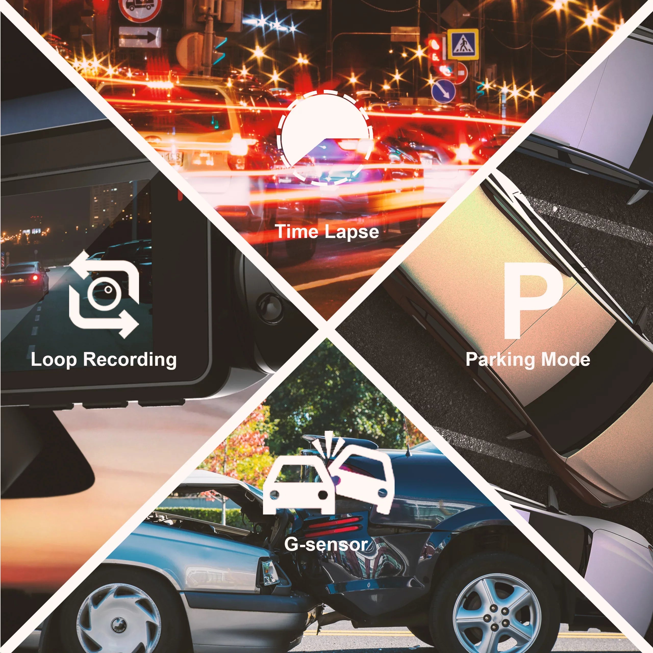 Rexing  Basic Dual Camera Front and Inside Cabin Full  1080p Dash Cam with Wi-Fi