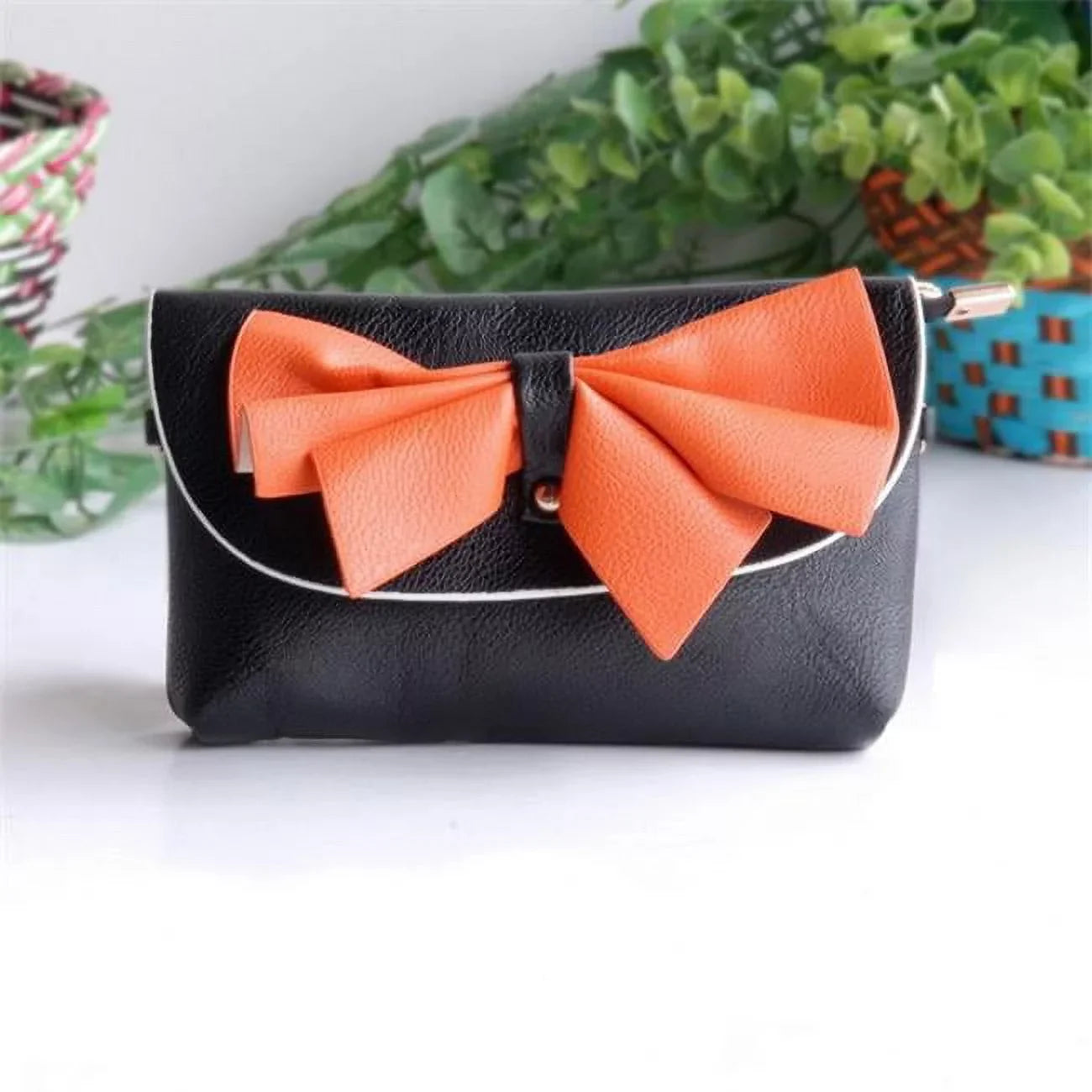Imagine - Colorful Leatherette Clutch Shoulder Bag Clutch Casual Purse