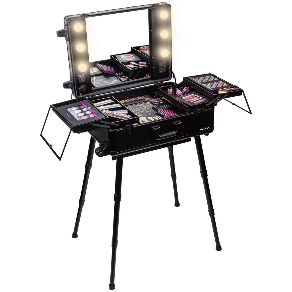 Studio ToGo Wheeled Trolley Makeup Case & Organizer with Light -