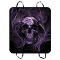 Purple Fluorescence Skull Pet Car Seat Cover Dog Car Seat Mat Hammock Cargo Mat Trunk Mat For Cars Trucks and  54x60 inches