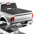 Motoring --028 For 2009 to 2022 Ram Truck 1500 / 3500 Fleetside 6.5Ft Short Bed Hard Solid Tri -Fold Tonneau Cover
