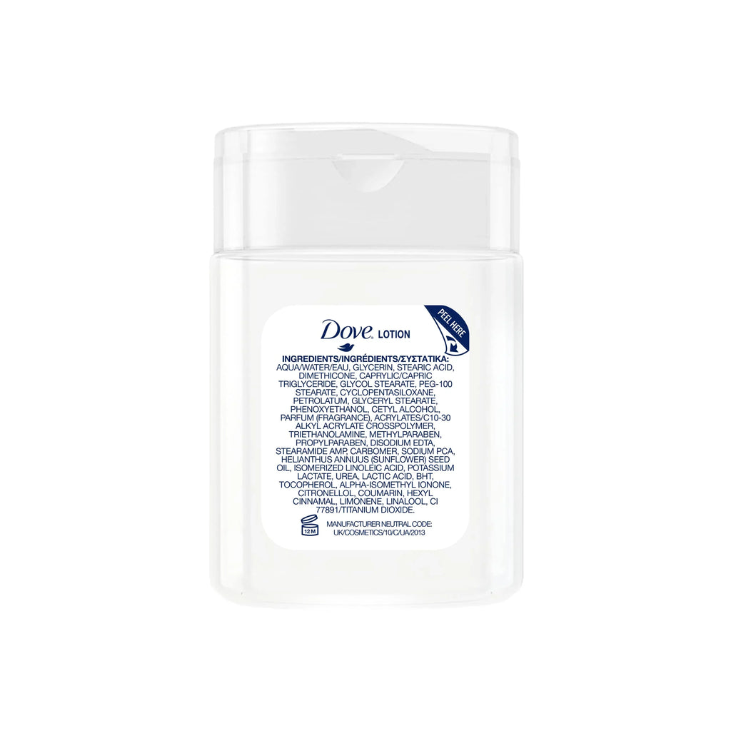 Dove Mini 1.0 Oz Hydrating Lotion For Hotels, Motels, Hospitality And Travel Use- Case Of 192