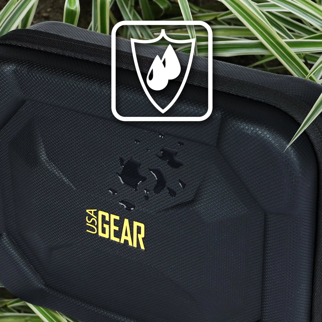 External Hard Drive Case,  Foam Hard Shell, Customizable Foam Interior - Black