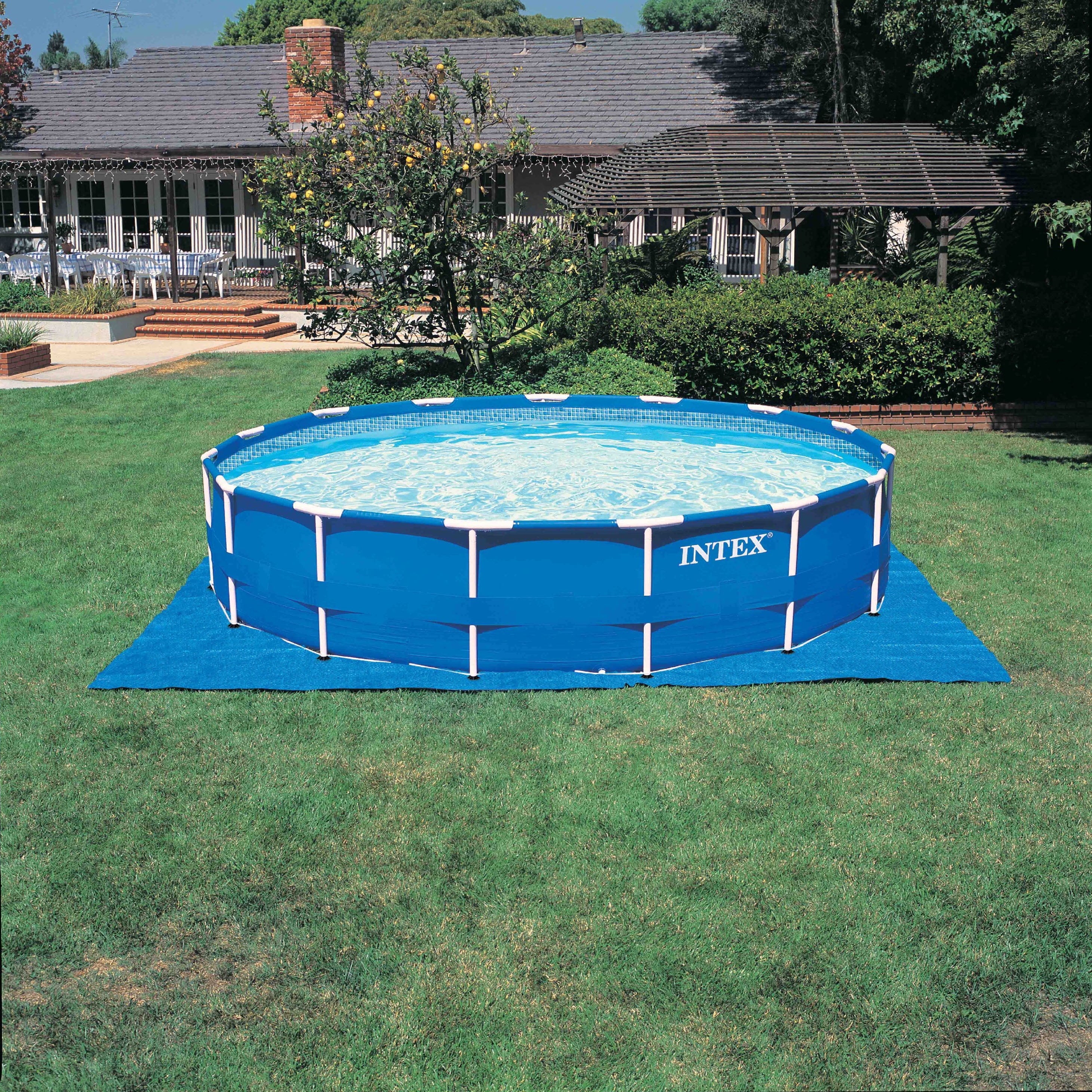 Intex Metal Frame Pool Set, 15-Feet by 48-Inch (Older Model)