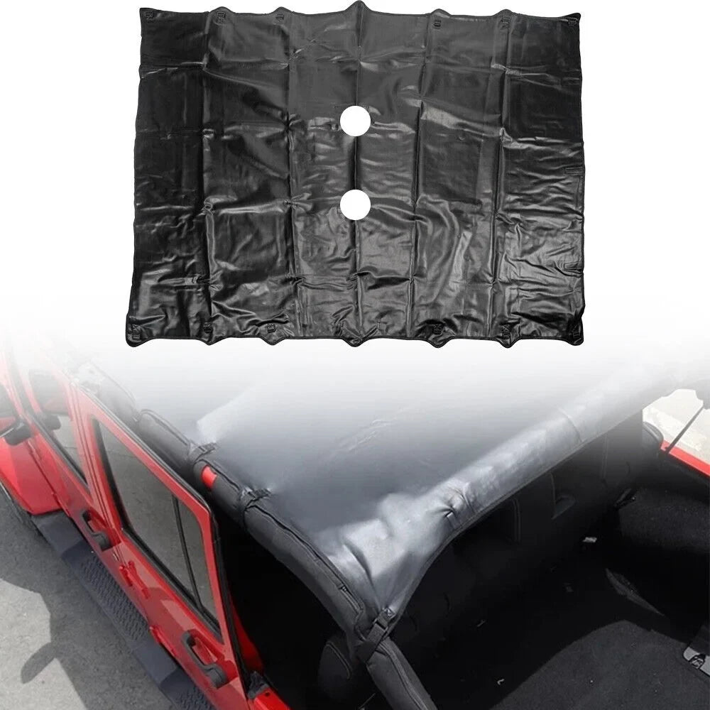 Jahyshow Leather Top Sunshade Protection for Jeep Wrangler   07-18 - Experience Unmatched Sun Protection