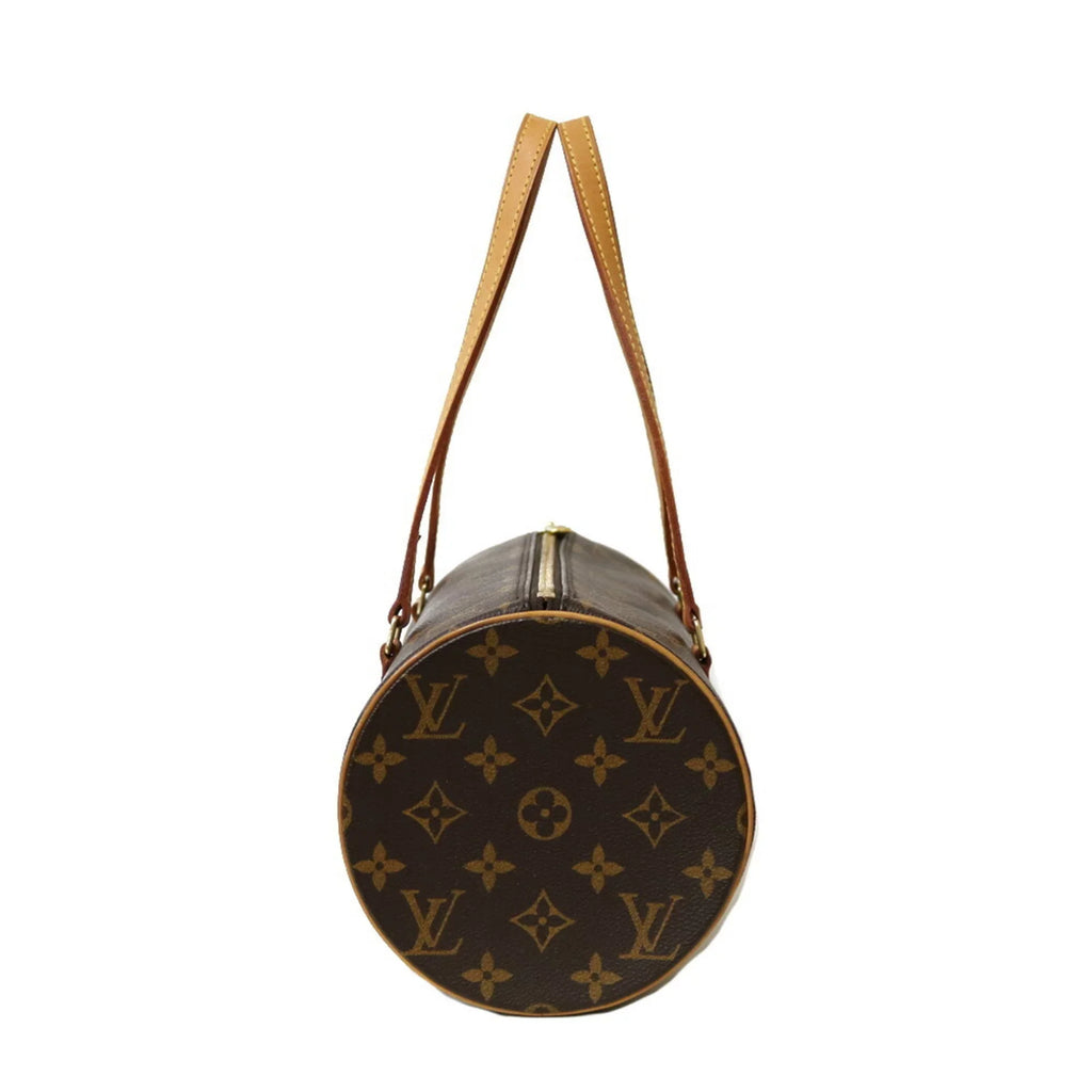 Pre-Owned   Shoulder Bag Monogram Papillon 30  Brown Women's Canvas (Good)