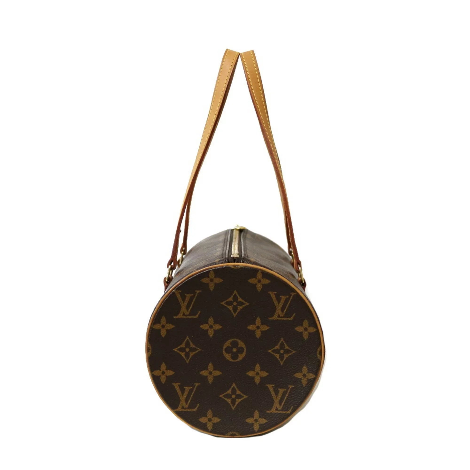 Pre-Owned   Shoulder Bag Monogram Papillon 30  Brown Women's Canvas (Good)