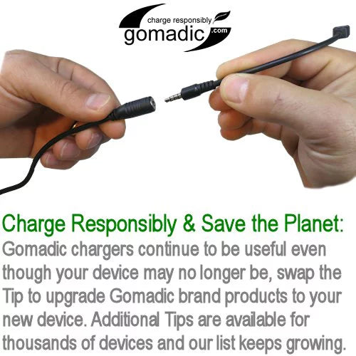 Gomadic High Capacity Rechargeable External Battery Pack suitable for the Sony Ericsson Vivaz 2 - Portable Charger with TipExchange Technology
