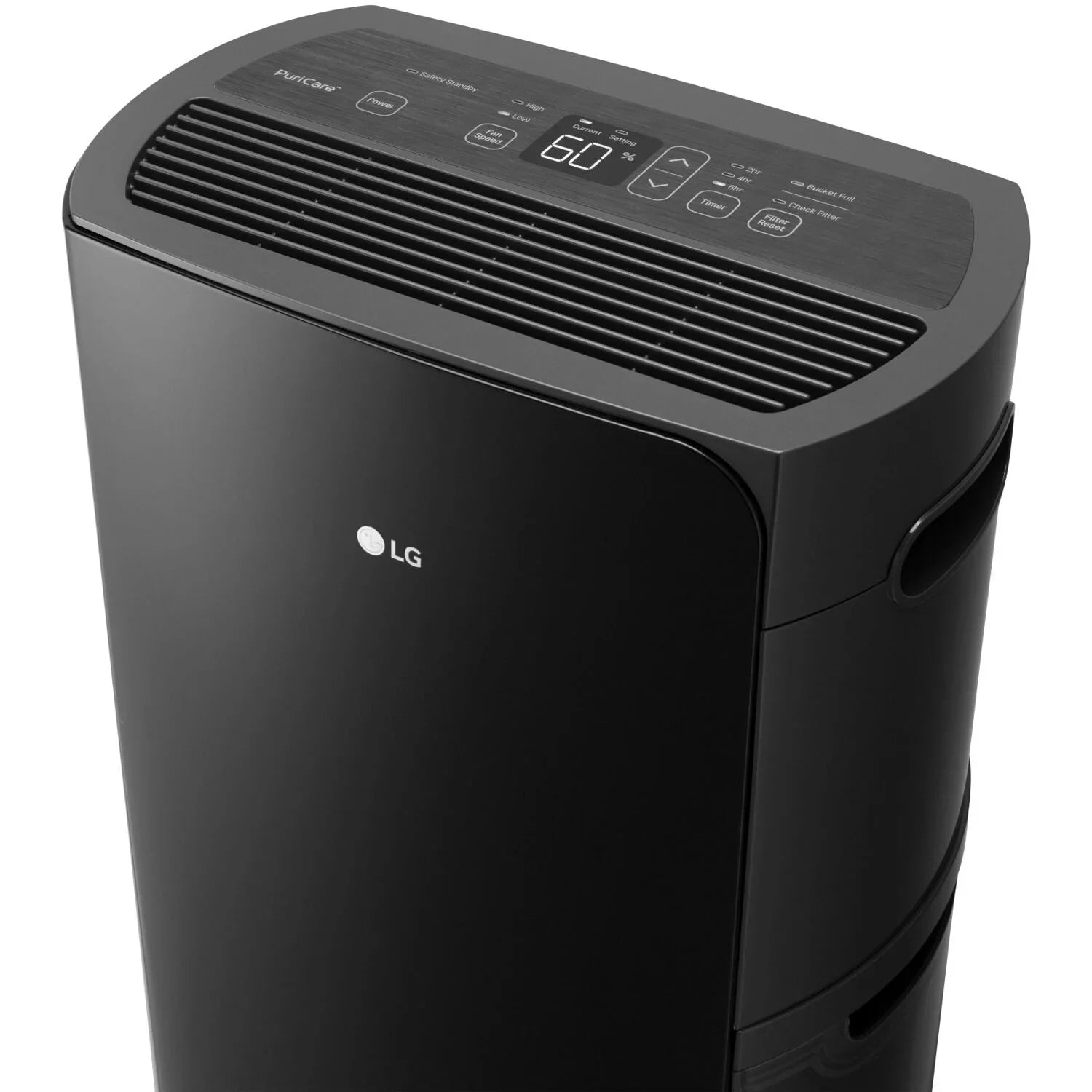 Restored  PuriCare 2019 Energy Star 50-Pint Dehumidifier in Black, (Refurbished)
