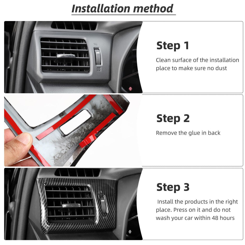 Teledu Center Console Side Air Conditioner Outlet  Vent Trim Cover for 4runner 10-19