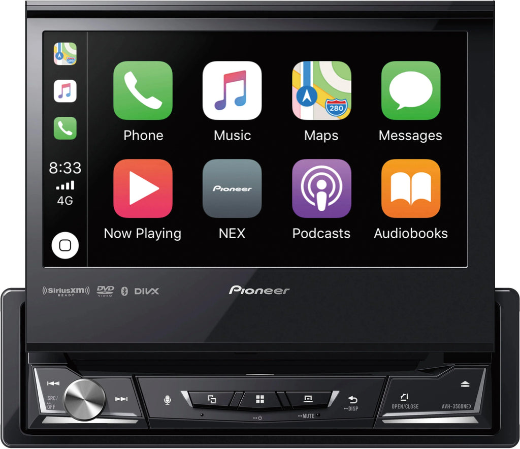 Pioneer -3500NEX  Receiver Bluetooth & License Plate Backup Camera
